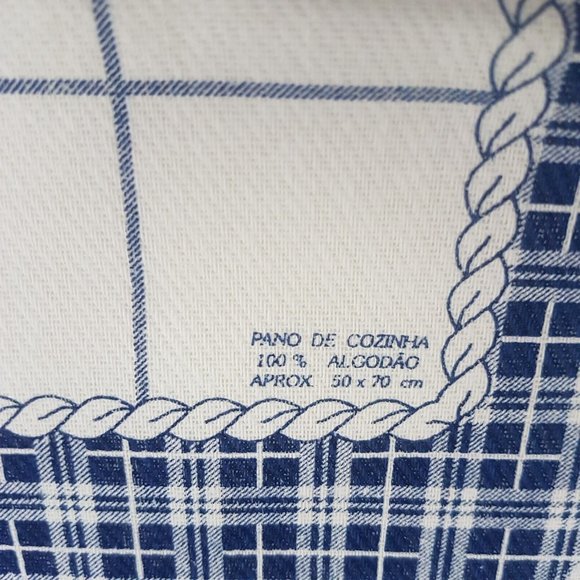 Portugal Colorful Tea Towel Kitchen Rooster 100% Cotton Birds Flowers Souvenir - Picture 8 of 9